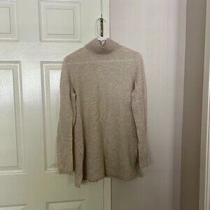 Vince Cashmere Turtleneck Tunic Ivory Size S